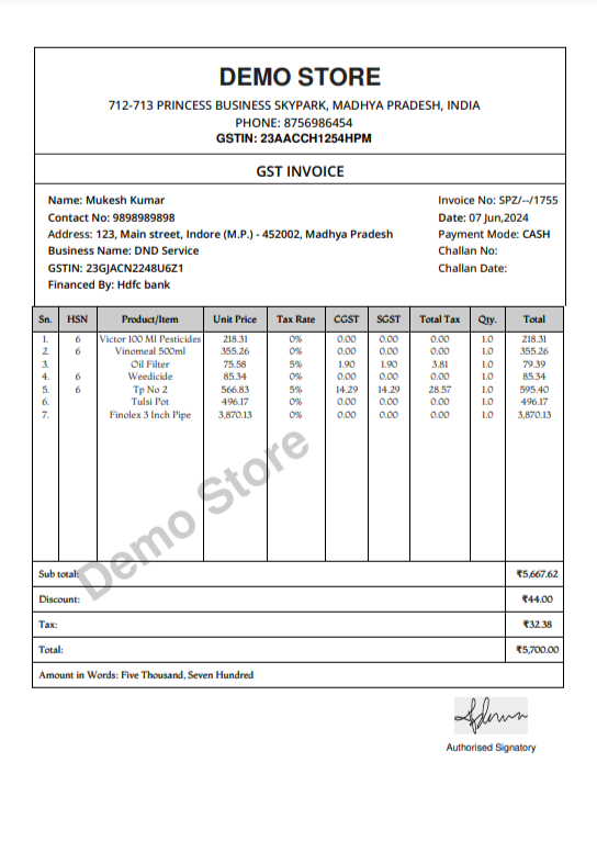 GST Billing Software | Shoppeez